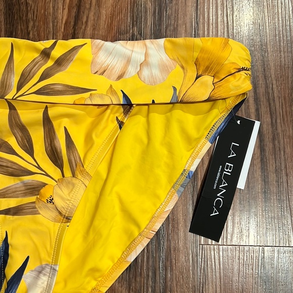 La Blanca Fiore Shirred Band Hipster - Picture 4 of 11